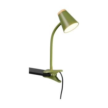 Trio PONGO csiptetős lámpa műanyag, zöld, LED, 4.5W, 500lm, 3000K - R25831115