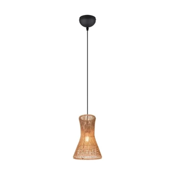 Trio BIJOU függeszték papír, fekete, barna, E27 - R31831026