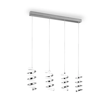 Trio LAOLA függeszték fém, króm, LED, 4000K, 32W, 5000lm - R34184106