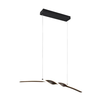 Trio GINKO függeszték fém, fekete, LED, 18W, 2000lm, 3000K - R35791132