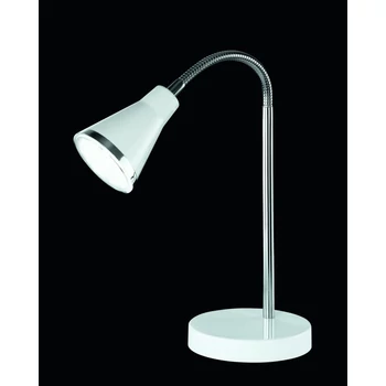 Trio ARRAS asztali lámpa műanyag, fém, fehér, króm, LED, 3000K, 4W, 400lm - R52711101