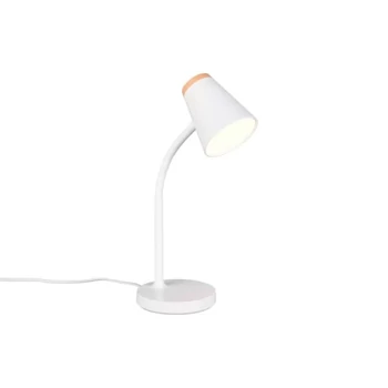Trio PONGO asztali lámpa műanyag, fehér, LED, 4.5W, 500lm, 3000K - R55831101
