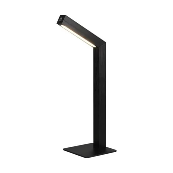 Trio SKIP asztali lámpa fém, fa, fekete, LED, 2W, 185lm, 3000K - R55951132