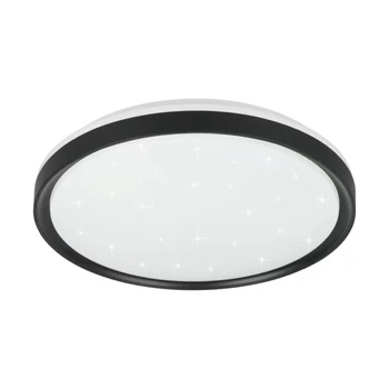 Trio SOLIT mennyezet lámpa fém, műanyag, fehér, fekete,  RGB-LED, 14W, 2700-6500K, 1800Lm - R63581132