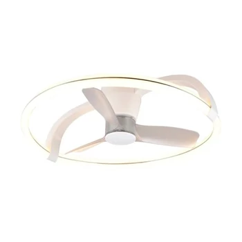 Trio STOCKHOLM ventilátoros lámpa műanyag, fehér, LED, 37W, 4300lm, 2700K-6500K - R64262131