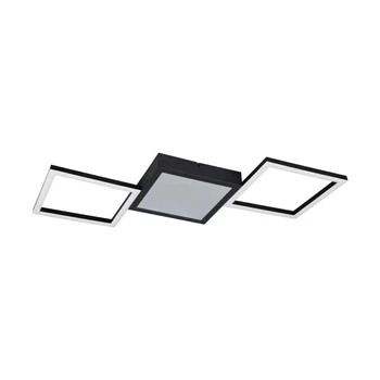 Trio GELO mennyezet lámpa fém, műanyag, fehér, fekete, LED, 24W, 3000K, 2500Lm - R64471132