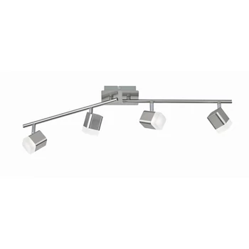 Trio ROUBAIX szpot lámpa fém, akrill, nikkel, fehér, LED, 3000K, 4x3.5W, 1600lm - R82154107