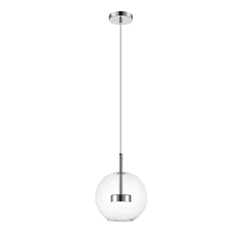 Zuma Enceladus függeszték fém,üveg,króm,áttetsző,LED,3000K,5W,500Lm - ZU-P0428-01J-F4AC