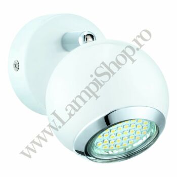 Eglo BIMEDA spot lámpa, GU10-LED foglalattal, fényforrás tartozék, IP20 acél fehér-króm test | 31001