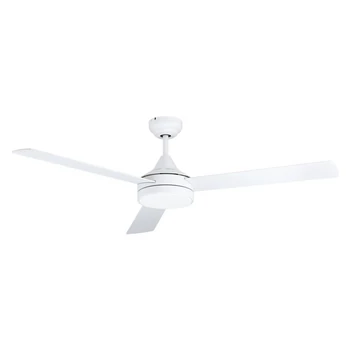 Eglo SESIMBRA ventilátor, tartozék beépített LED, IP20 acél matt fehér test, akrill tejes bura | 35079