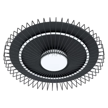 Eglo BADALEOS mennyezet lámpa, tartozék beépített LED, IP20 acél fekete test, műanyag áttetsző bura | 39799
