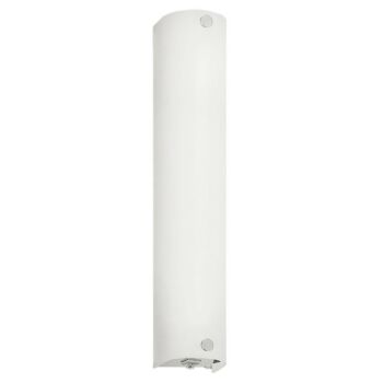 Eglo MONO fali lámpa, E14 foglalattal, fényforrás nem tartozék, IP20 acél króm test, szatén üveg fehér bura | 85338