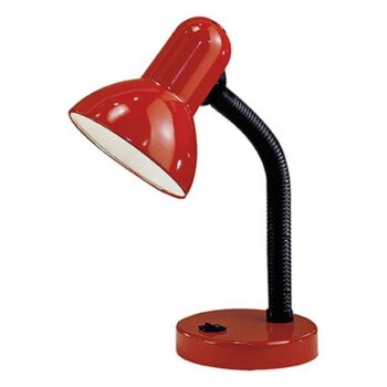 Eglo BASIC asztali lámpa, E27 foglalattal, fényforrás nem tartozék, IP20 fém-műanyag piros test | 9230