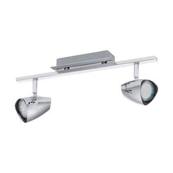 Eglo CORBERA spot lámpa, GU10-LED foglalattal, fényforrás tartozék, IP20 acél-műanyag króm test | 93673