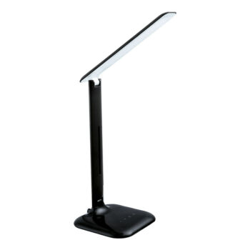 Eglo CAUPO érintőkapcsolós asztali lámpa, tartozék beépített LED, IP20 fém-műanyag fekete test | 93966