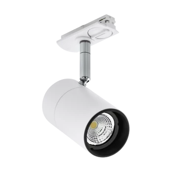 Eglo TB SPOTLIGHT spot lámpa, GU10-LED foglalattal, fényforrás nem tartozék, IP20 műanyag fehér test, acél fehér bura | 99751