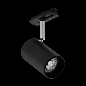 Eglo TB SPOTLIGHT spot lámpa, GU10-LED foglalattal, fényforrás nem tartozék, IP20 műanyag, fekete test, acél, fekete bura | 99756