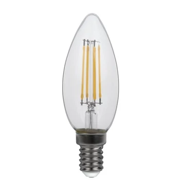 E14-LED filament fényforrás szett 4W 3000K 400lm áttetsző üveg - 10583-2K