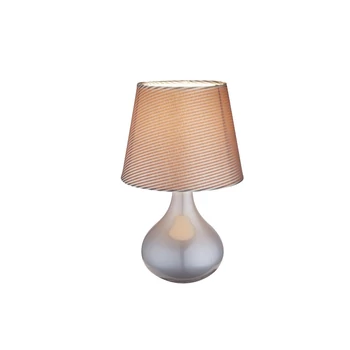 Globo FREEDOM asztali lámpaszürke kerámia szürke szövet E14 1x 40W (nem tartozék) IP20 - 21651