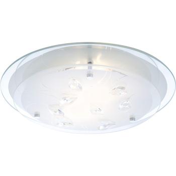 Globo BRENDA mennyezet lámpakróm fém opál üveg E27 2x 40W (nem tartozék) IP20 - 40409-2
