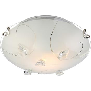 Globo ALIVIA mennyezet lámpamatt nikkel fém opál üveg E27 1x 60W (nem tartozék) IP20 - 40414-1