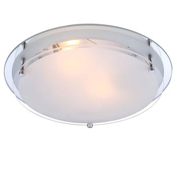 Globo INDI mennyezet lámpakróm fém áttetsző üveg E27 2x 60W (nem tartozék) IP20 - 48167-2