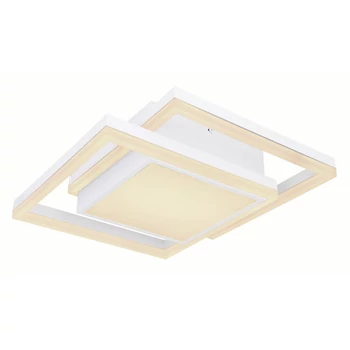 Globo SQUARES mennyezet lámpafehér fém opál akril LED 1x 22W (tartozék) IP20 - 67225-24FSH