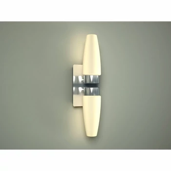 Globo PITON fürdőszobai fali lámpakróm fém opál üveg E14 2x 25W (nem tartozék) IP44 - 78160-2
