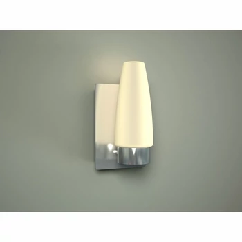 Globo PITON fürdőszobai fali lámpakróm fém opál üveg E14 1x 25W (nem tartozék) IP44 - 78160