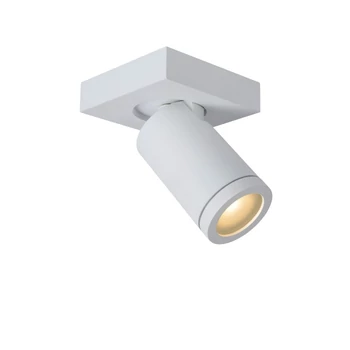 Lucide TAYLOR fürdőszobai mennyezeti spotlámpa modern stílus alumínium fehér henger forma GU10-LED IP44 - 09930/05/31