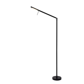 Lucide BERGAMO állólámpa modern stílus fém fekete kerek forma LED IP20 - 12719/06/30