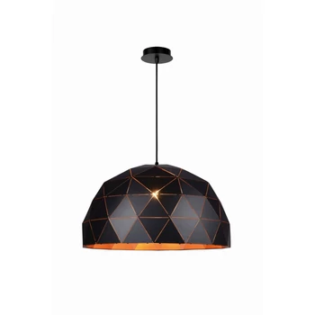Lucide OTONA függeszték modern stílus fém fekete kerek forma E27 IP20 - 21409/60/30