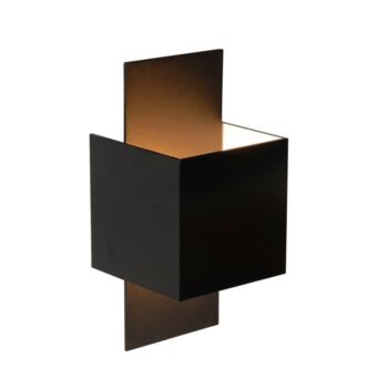 Lucide CUBO fali lámpa modern stílus alumínium fekete szögletes forma G9 IP20 - 23208/31/30