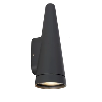 Lucide WIZARD fali lámpa modern stílus alumínium antracit háromszög forma GU10-LED IP54 - 27803/01/29