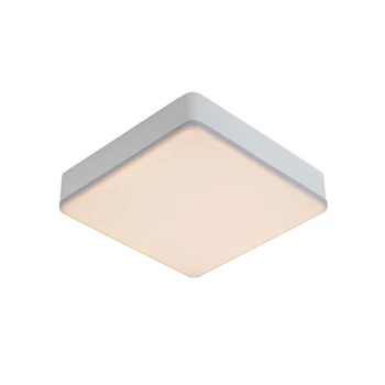 Lucide CERES-LED fürdőszobai mennyezet lámpa modern stílus alumínium fehér szögletes forma LED IP44 - 28113/30/31