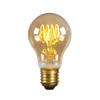 Lucide E27-LED szabályozható filament fényforrás Vintage stílus üveg borostyán gömb forma E27-LED IP20 - 49042/05/62