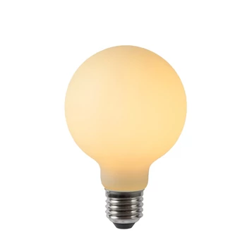 Lucide E27-LED szabályozható filament fényforrás 5W 500lm 2700K 360° Cri80 üveg opál - 49048/05/61