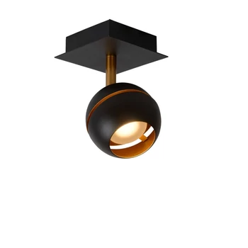 Lucide BINARI mennyezeti spotlámpa modern stílus fém fekete szögletes forma LED IP20 - 77975/05/30