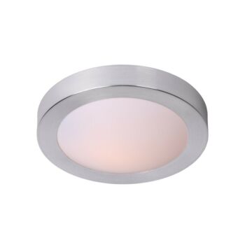 Lucide FRESH fürdőszobai mennyezet lámpa modern stílus alumínium szatén króm kerek forma E27 IP44 - 79158/01/12