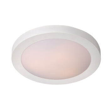 Lucide FRESH fürdőszobai mennyezet lámpa modern stílus akril fehér kerek forma E27 IP44 - 79158/01/31