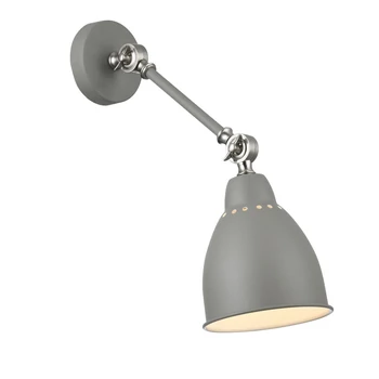 Maytoni DOMINO fali lámpa fém szürke 1x E27 - MOD142-WL-01-GR