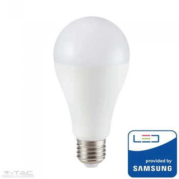 15W LED izzó Samsung chip E27 A65 3000K 5 év garancia - PRO159