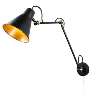 1 LIGHT - Searchlight-7403BK - Fali lámpa