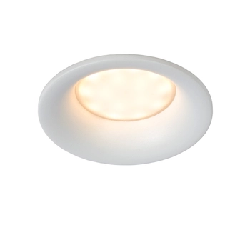 Lucide ZIVA fürdőszobai beépíthető lámpa modern stílus alumínium fehér kerek forma GU10 IP44 - 09923/01/31