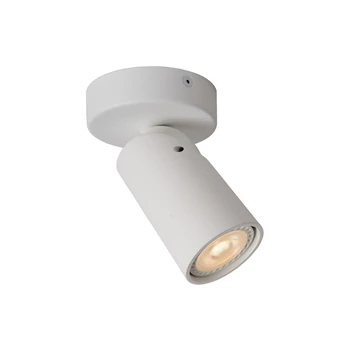 Lucide XYRUS mennyezeti spotlámpa modern stílus alumínium fehér kerek forma GU10-LED IP20 - 23954/06/31