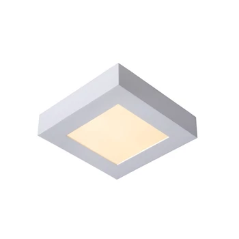 Lucide BRICE-LED fürdőszobai mennyezet lámpa modern stílus alumínium fehér szögletes forma LED IP44 - 28117/17/31