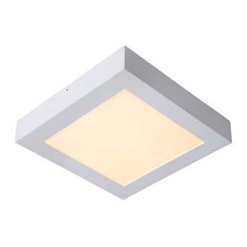 Lucide BRICE-LED fürdőszobai mennyezet lámpa modern stílus alumínium fehér szögletes forma LED IP44 - 28117/22/31