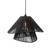 Maxlight AMALFI függeszték papír, fekete, E27 - P0580