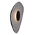 Maxlight DEUX fali lámpa filc, fekete, LED, 5W, 150lm, 3000K - W0558