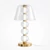 Maytoni AMULET asztali lámpa fém, üveg, arany, áttetsző, LED, 10W, 3000K, 500 Lm - MOD555TL-L8G3K